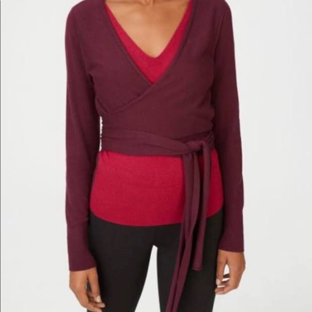 Club Monaco Burgundy Mix Milah XS Sweatshirt!